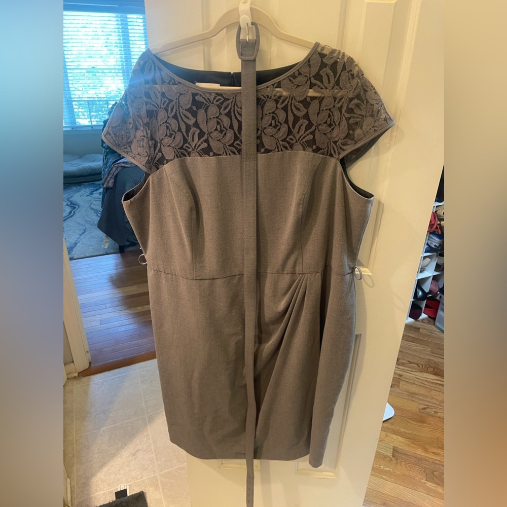 Gray Career dress